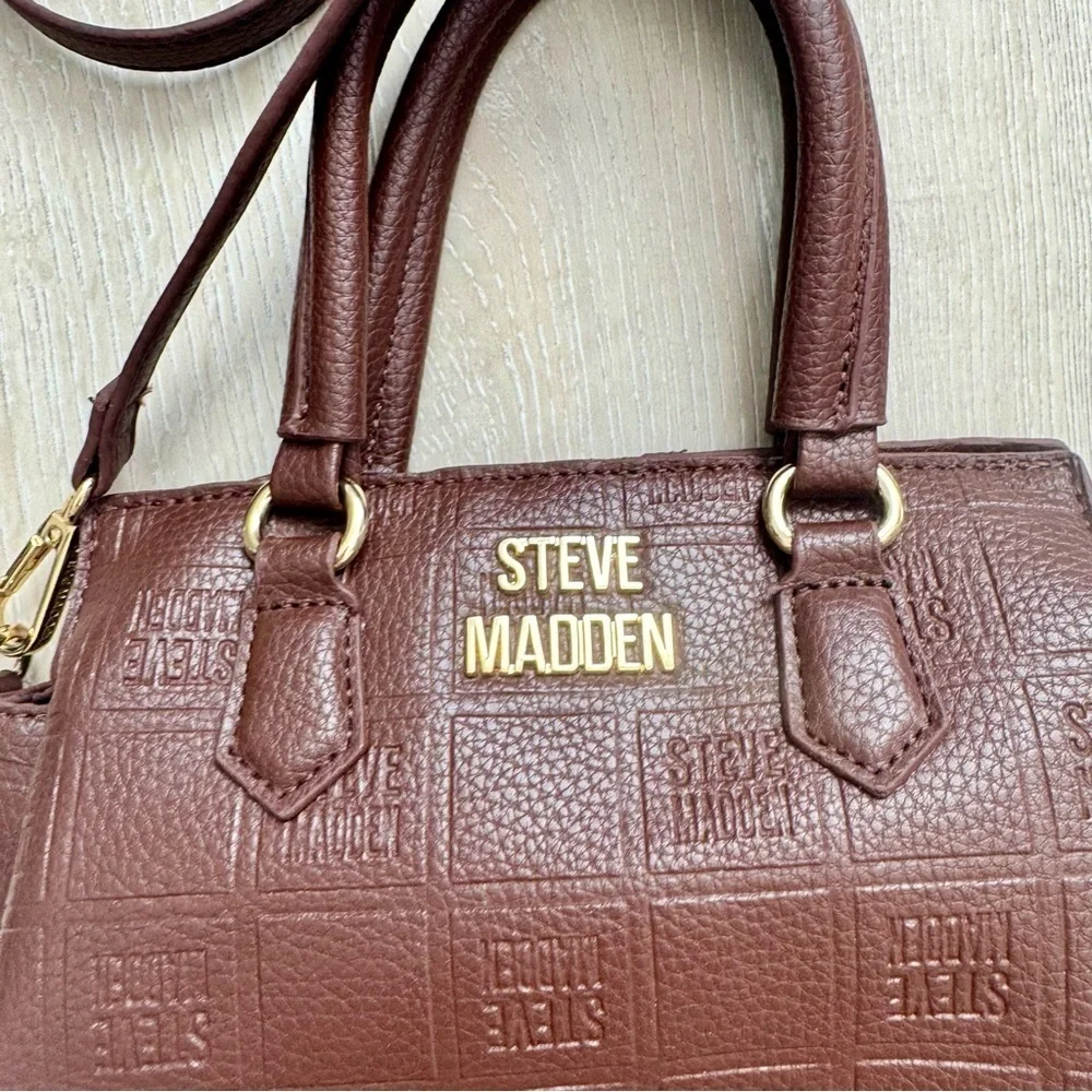 Steve Madden Dark Brown Satchel